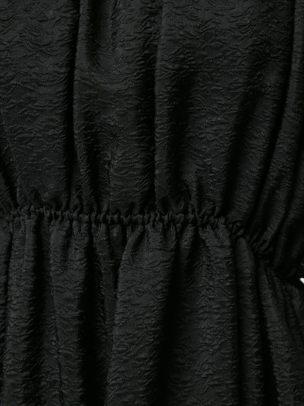 Goenj Balloon Sleeved Tiered Mini Dress