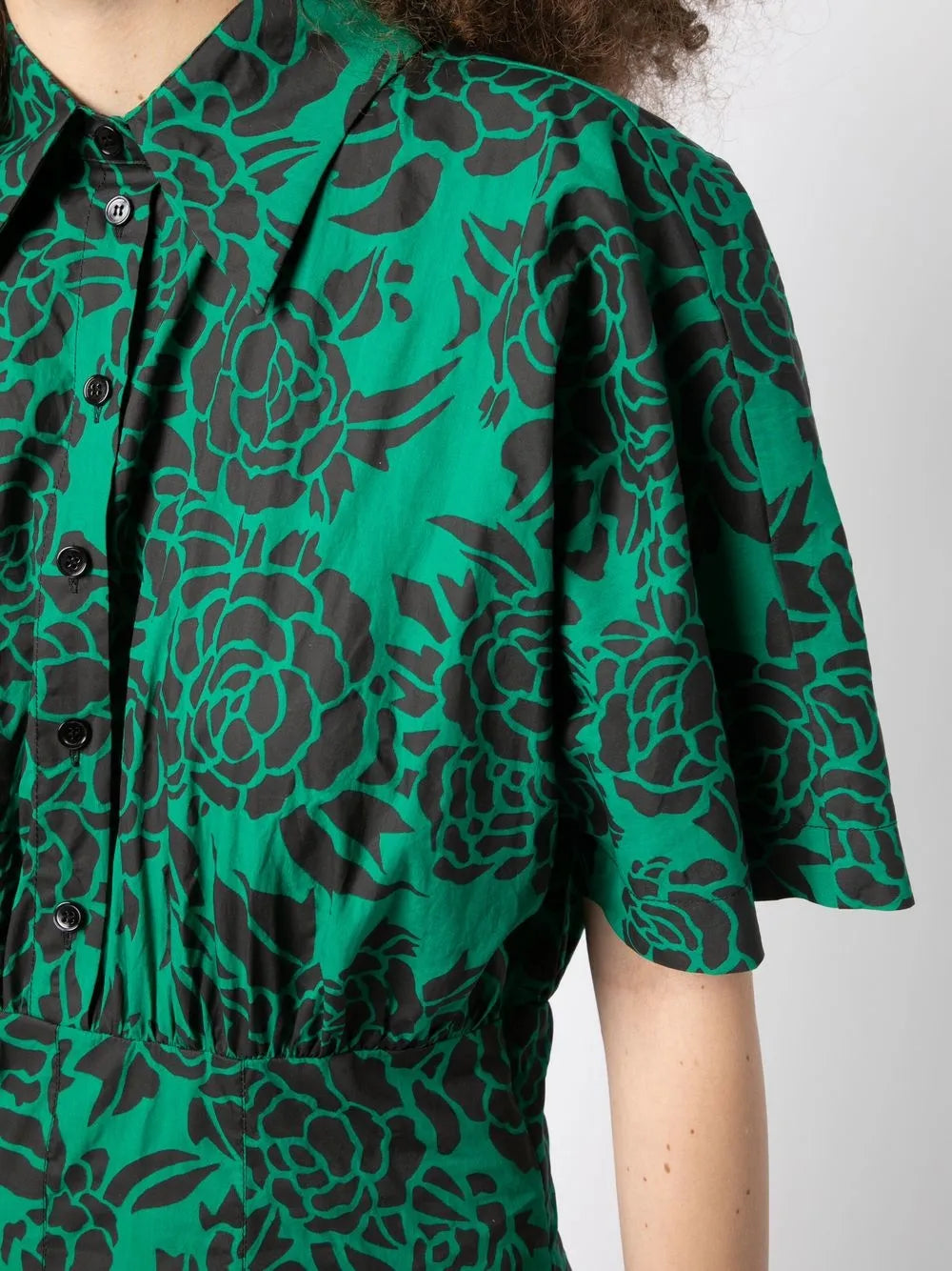 Philosophy Di Lorenzo Serafini Rose Print Shirt Dress