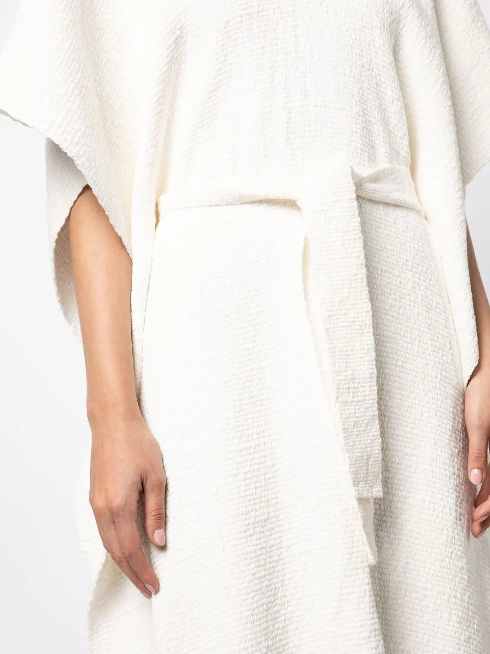 Voz V Neck Cotton Dress