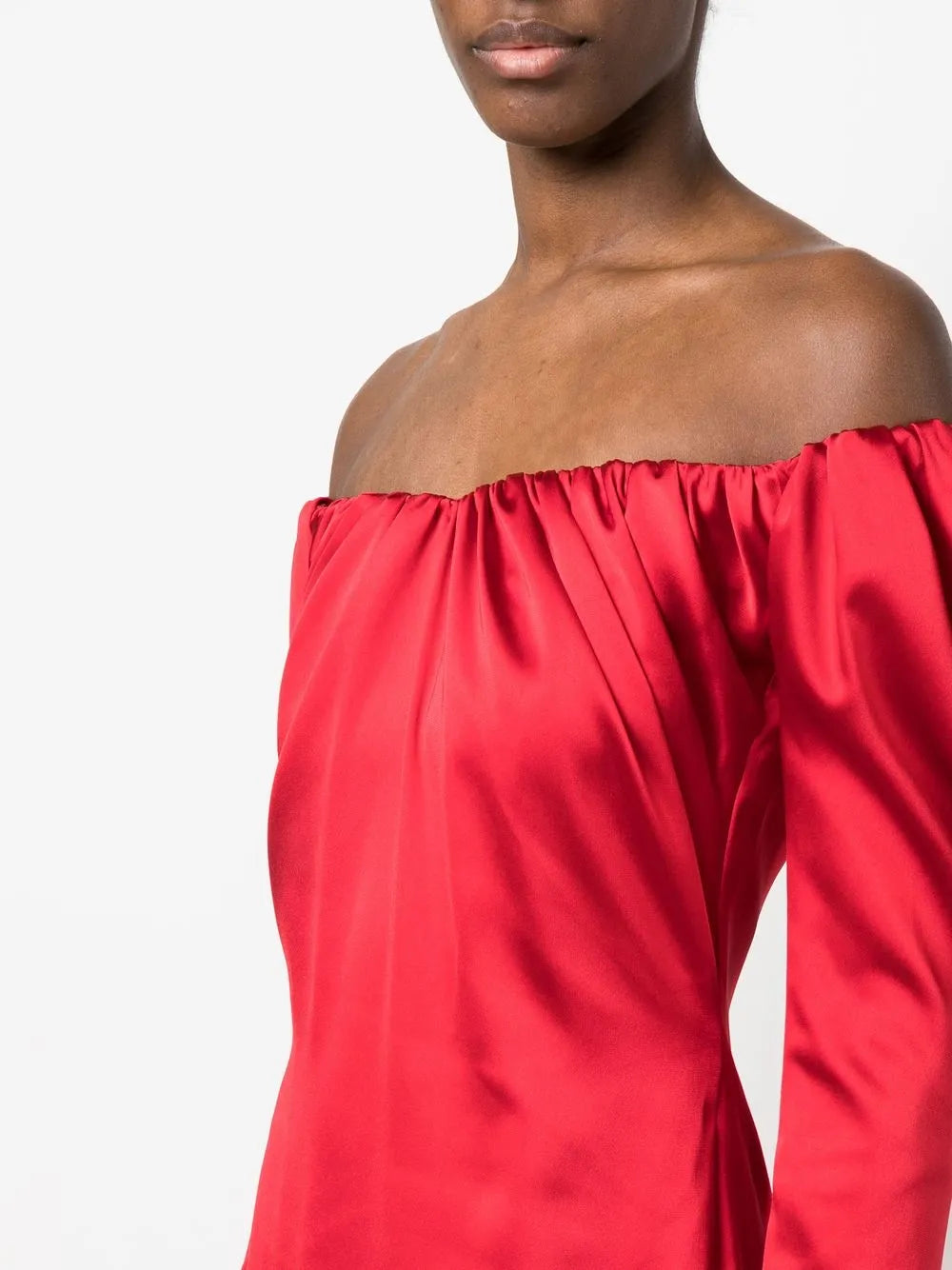 Vpm Atelier Off Shoulder Long Sleeved Dress