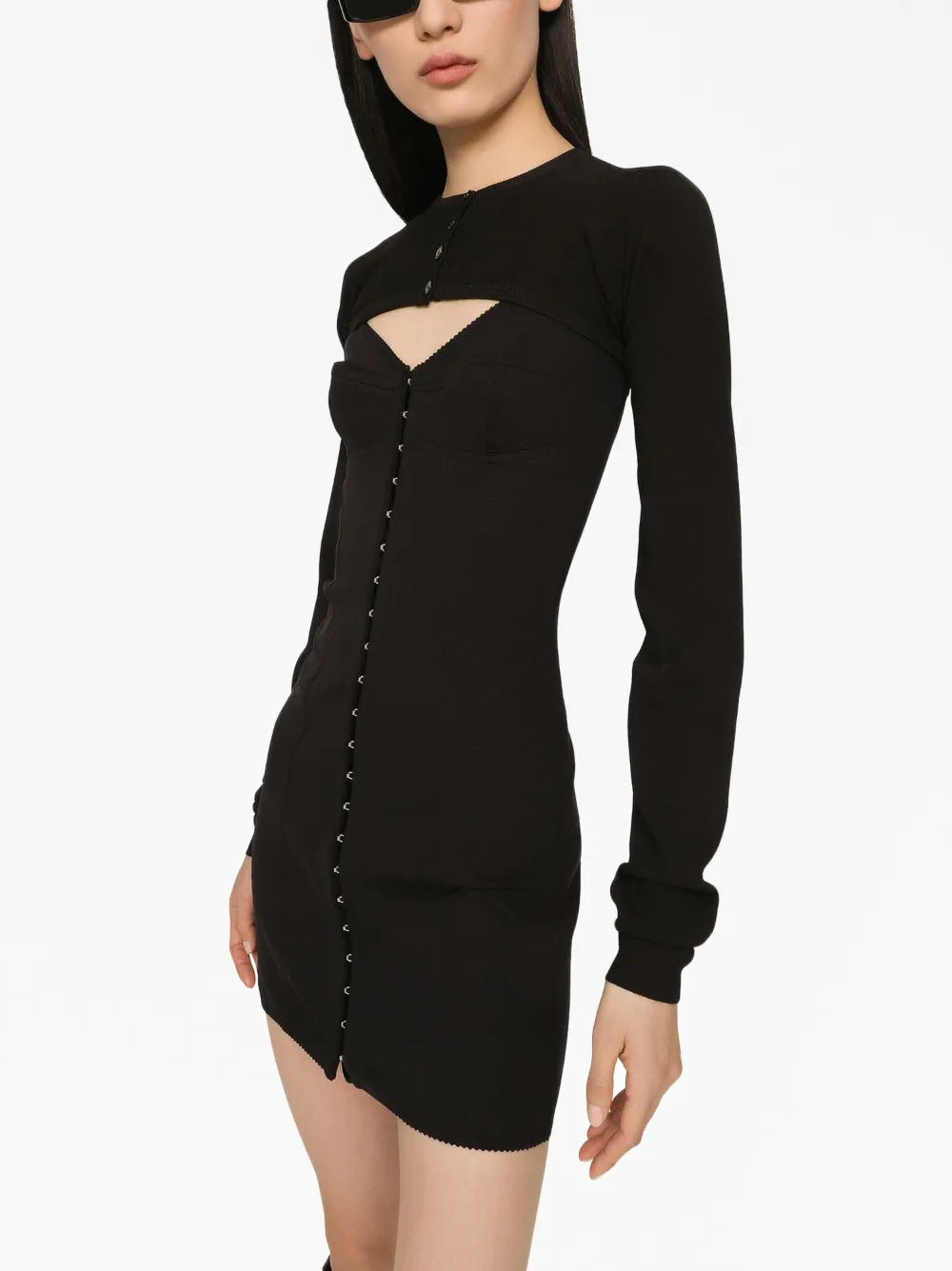 Dolce Gabbana V Neck Minidress