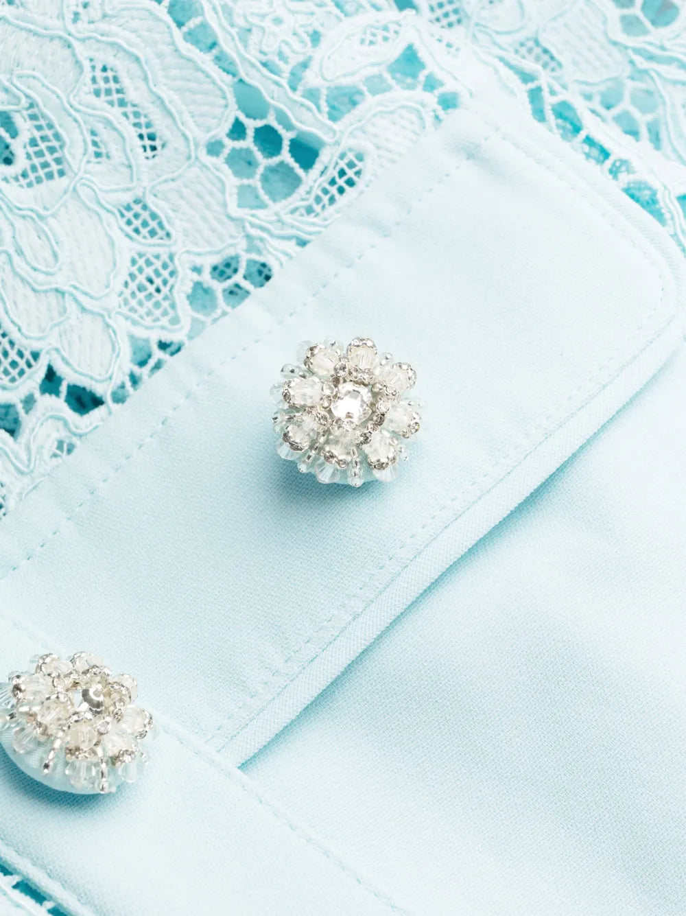 Self Portrait Lace Midi Shirt Dress