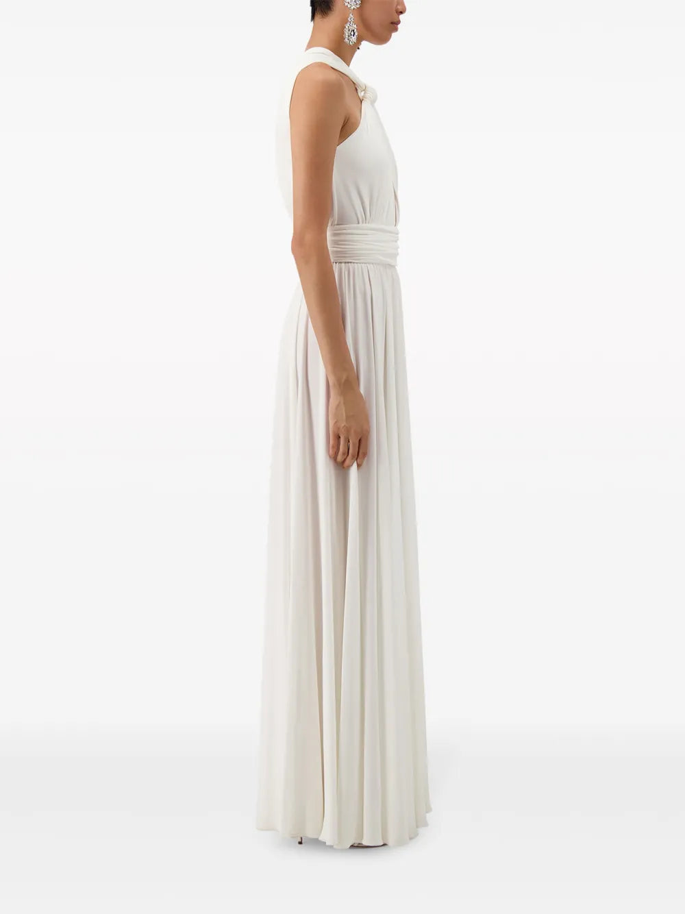 Giambattista Valli Laced Knot Detail Maxi Dress