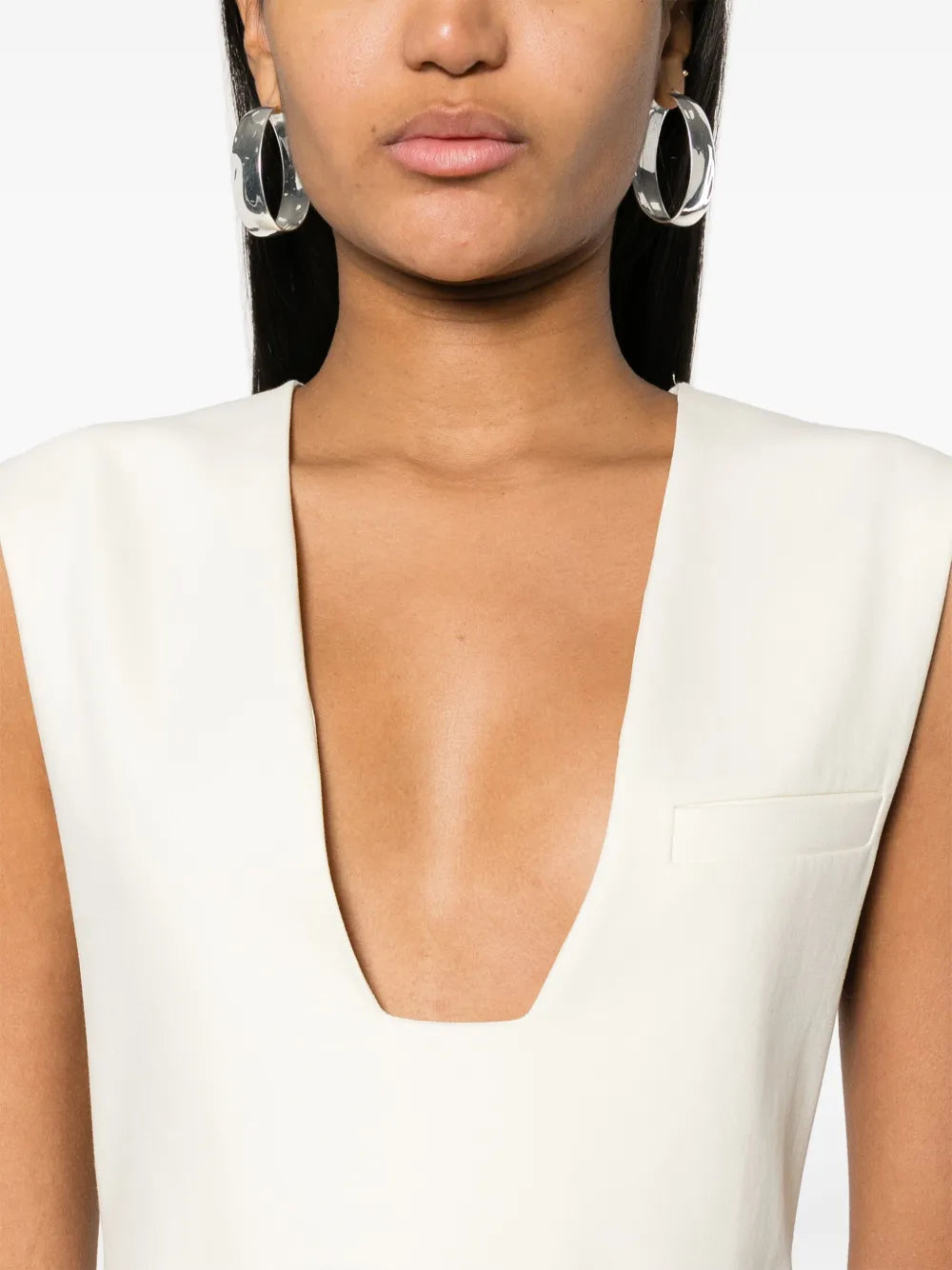 Fabiana Filippi Belted Waist Dress
