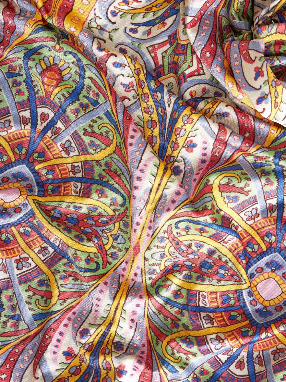 Etro Paisley Print V Neck Midi Dress