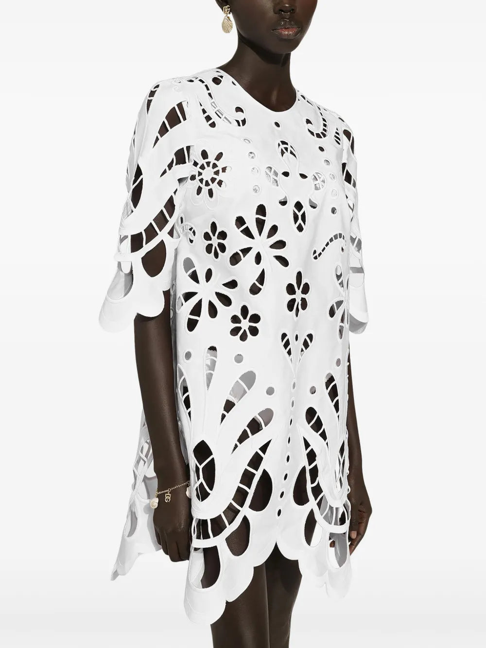 Dolce Gabbana Cut Out Shift Minidress
