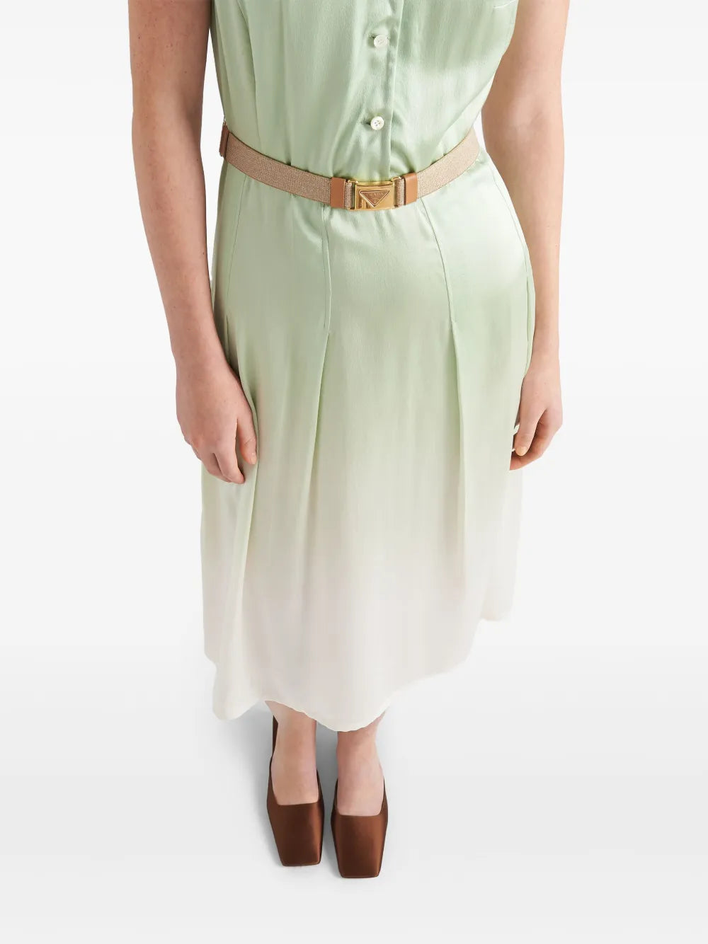 Prada Gradient Effect Midi Dress