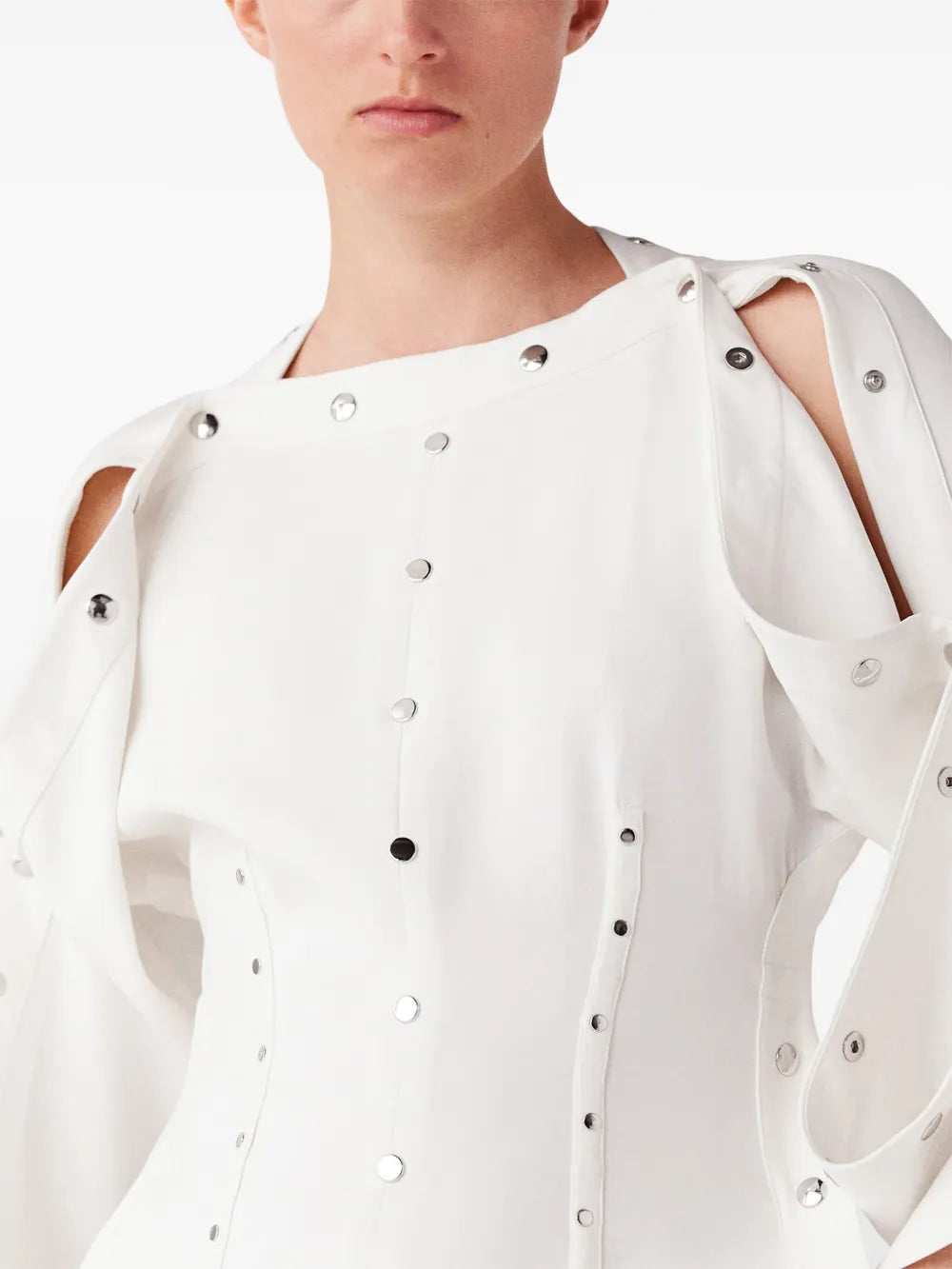Stella Mccartney Stud Embellished Midi Dress