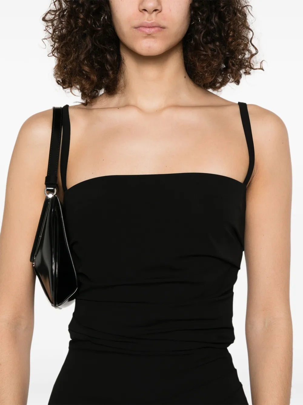 Dolce Gabbana Draped Midi Dress