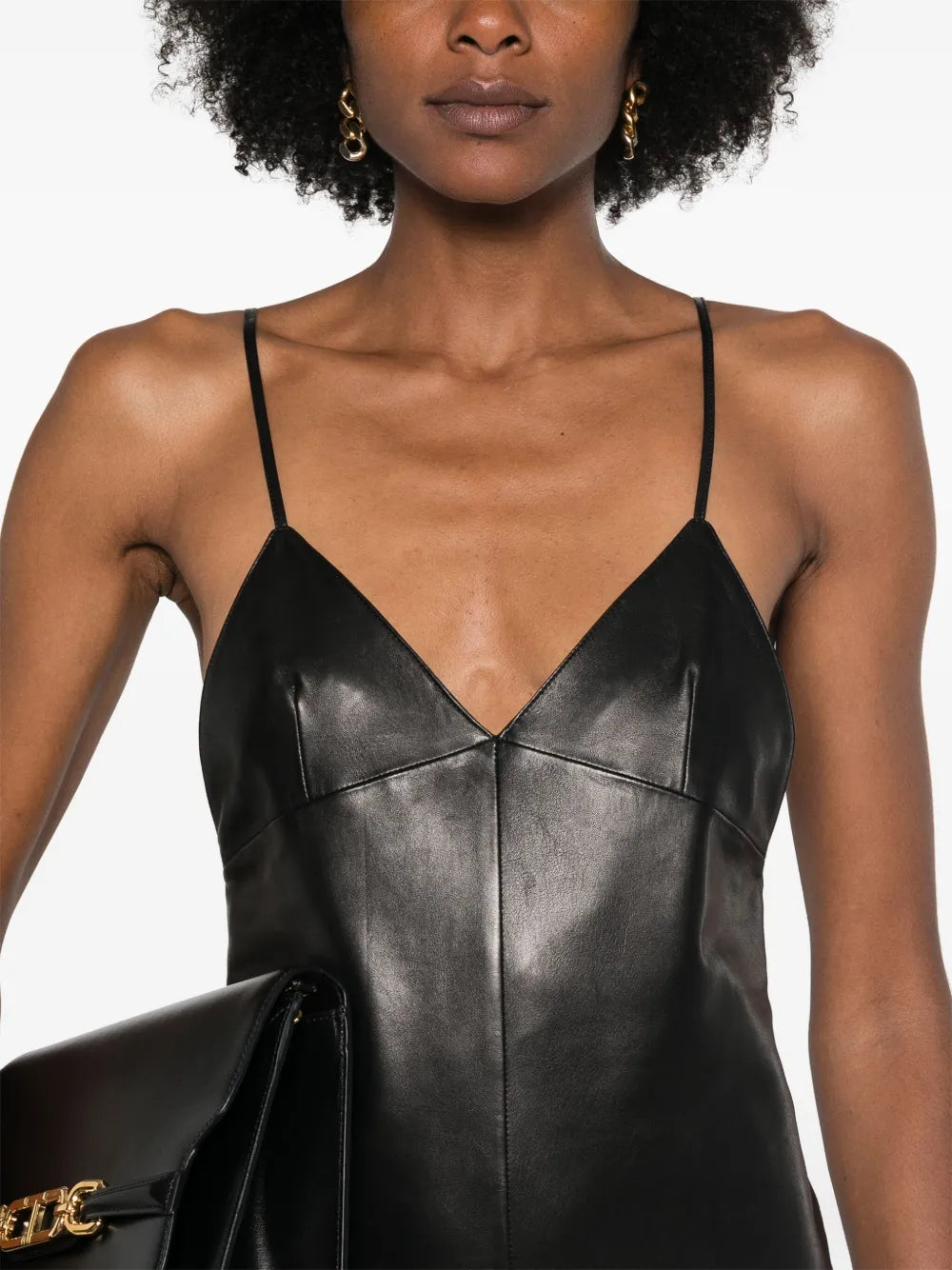 Saint Laurent Backless Slip Dress