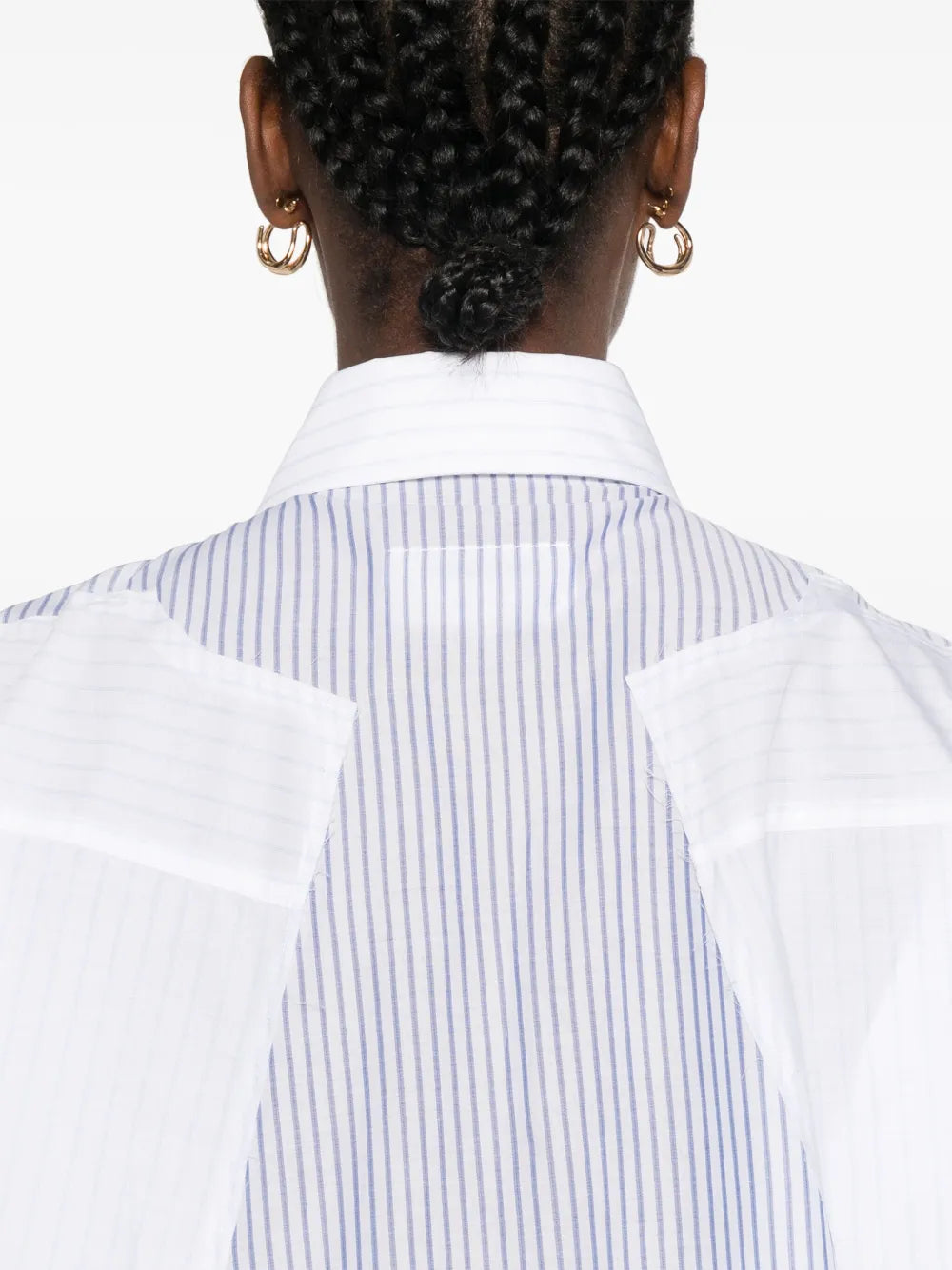 Mm6 Maison Margiela Striped Shirt Dress