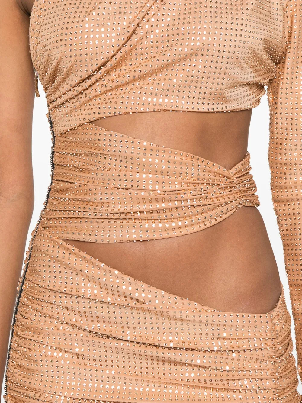 Mitiliane Couture Crystal Embellished Maxi Dress