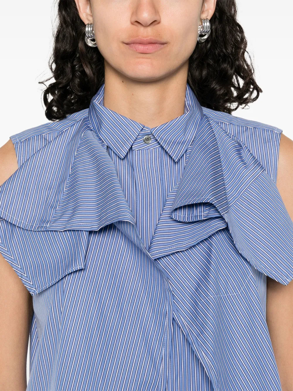 Sacai Poplin Mini Dress