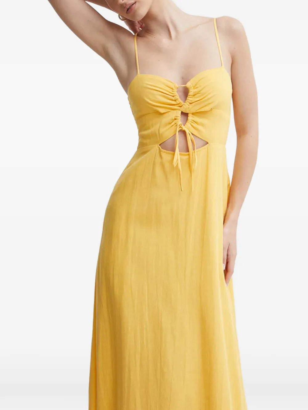 Billabong Cut Out Ruched Dress