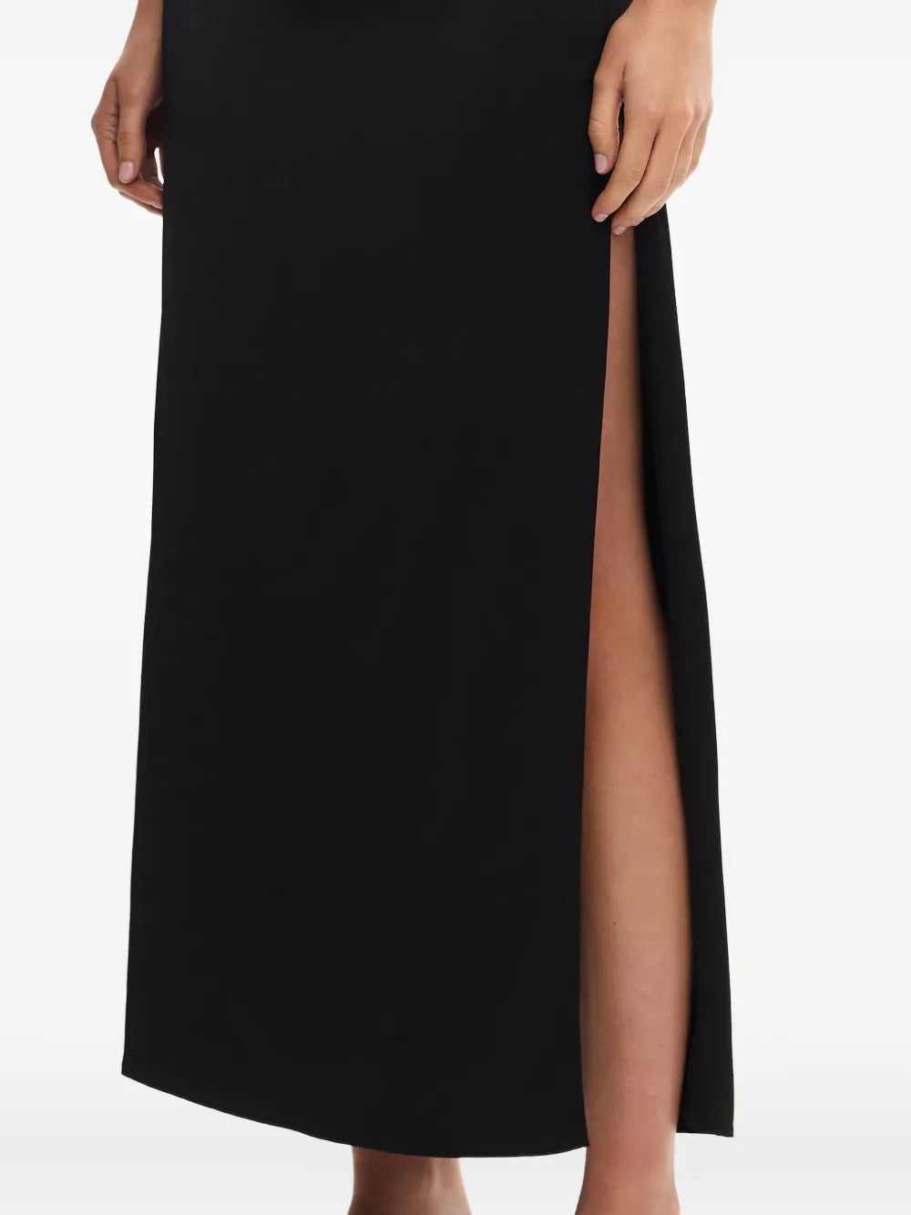 Significant Other Alyssa Draped One Shoulder Maxi Dress
