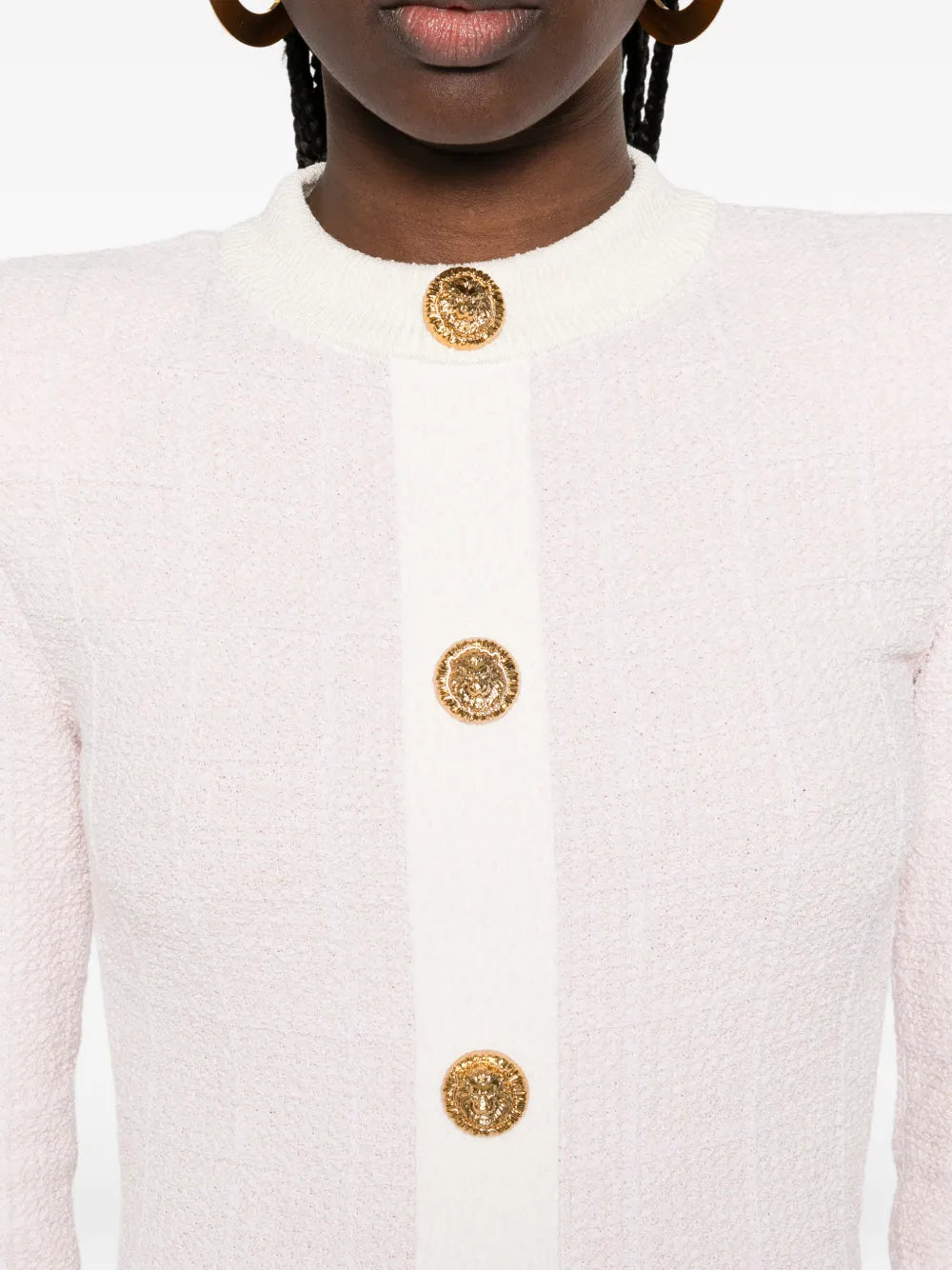 Balmain Buttoned Mini Dress