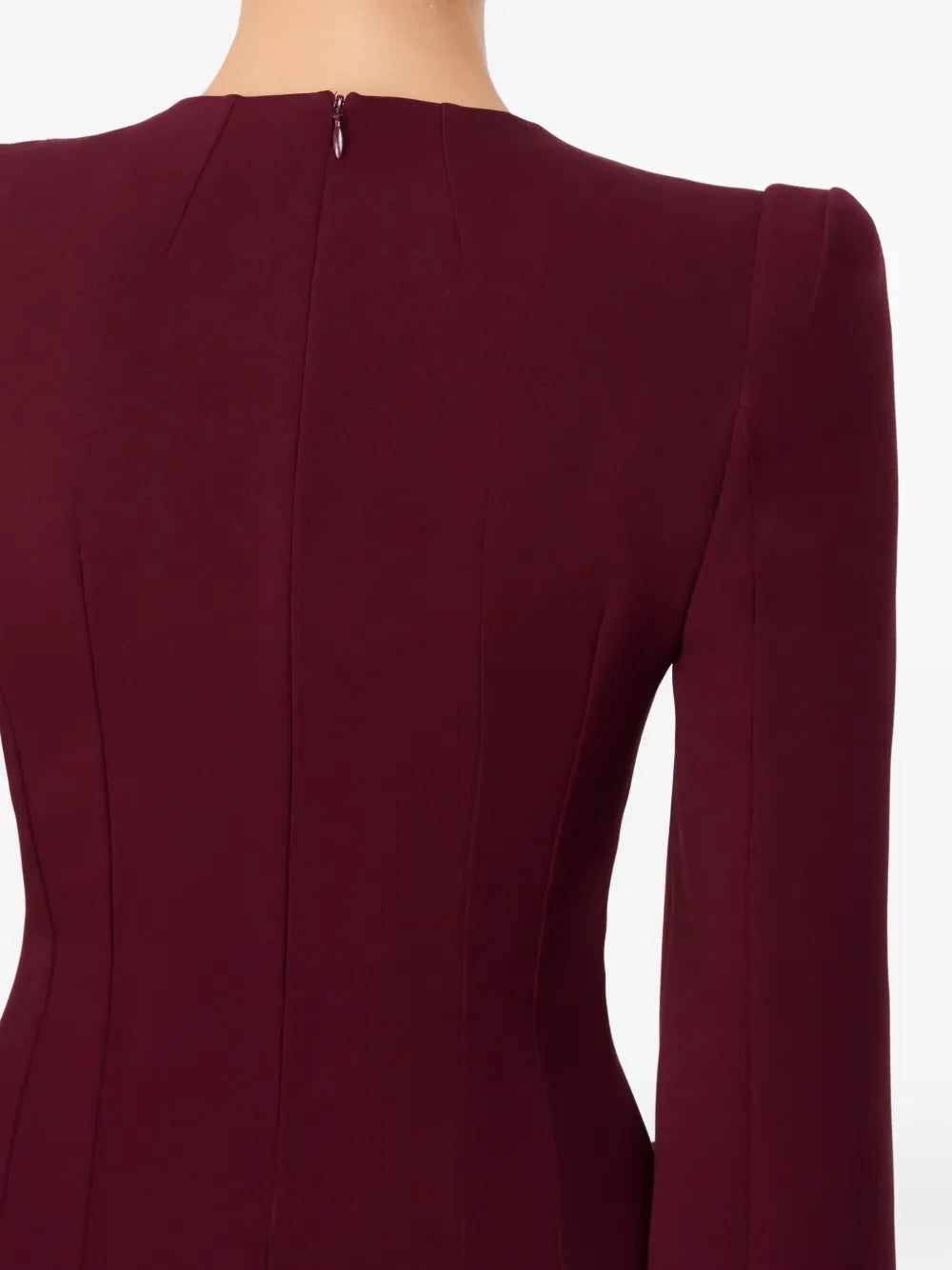 Jenny Packham Love Bow Split Sleeve Midi Dress