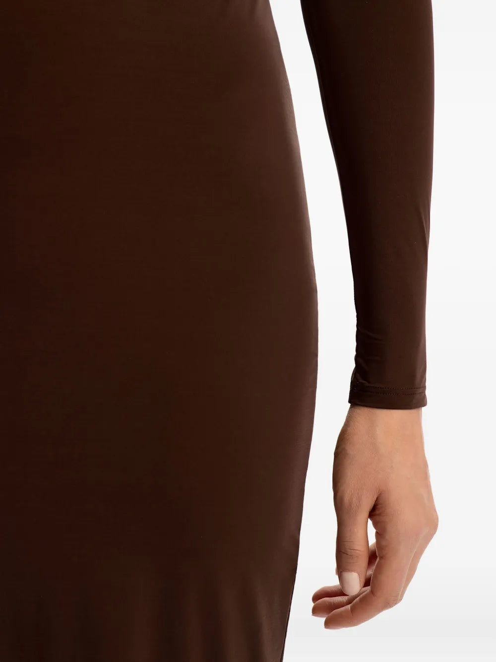 12 Storeez Long Sleeve Midi Dress