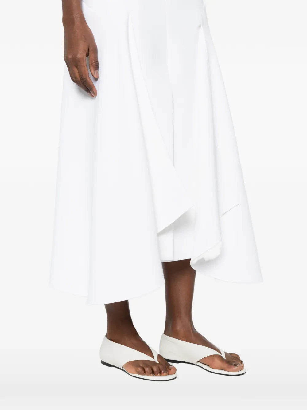 Brandon Maxwell Cascade Strap Dress