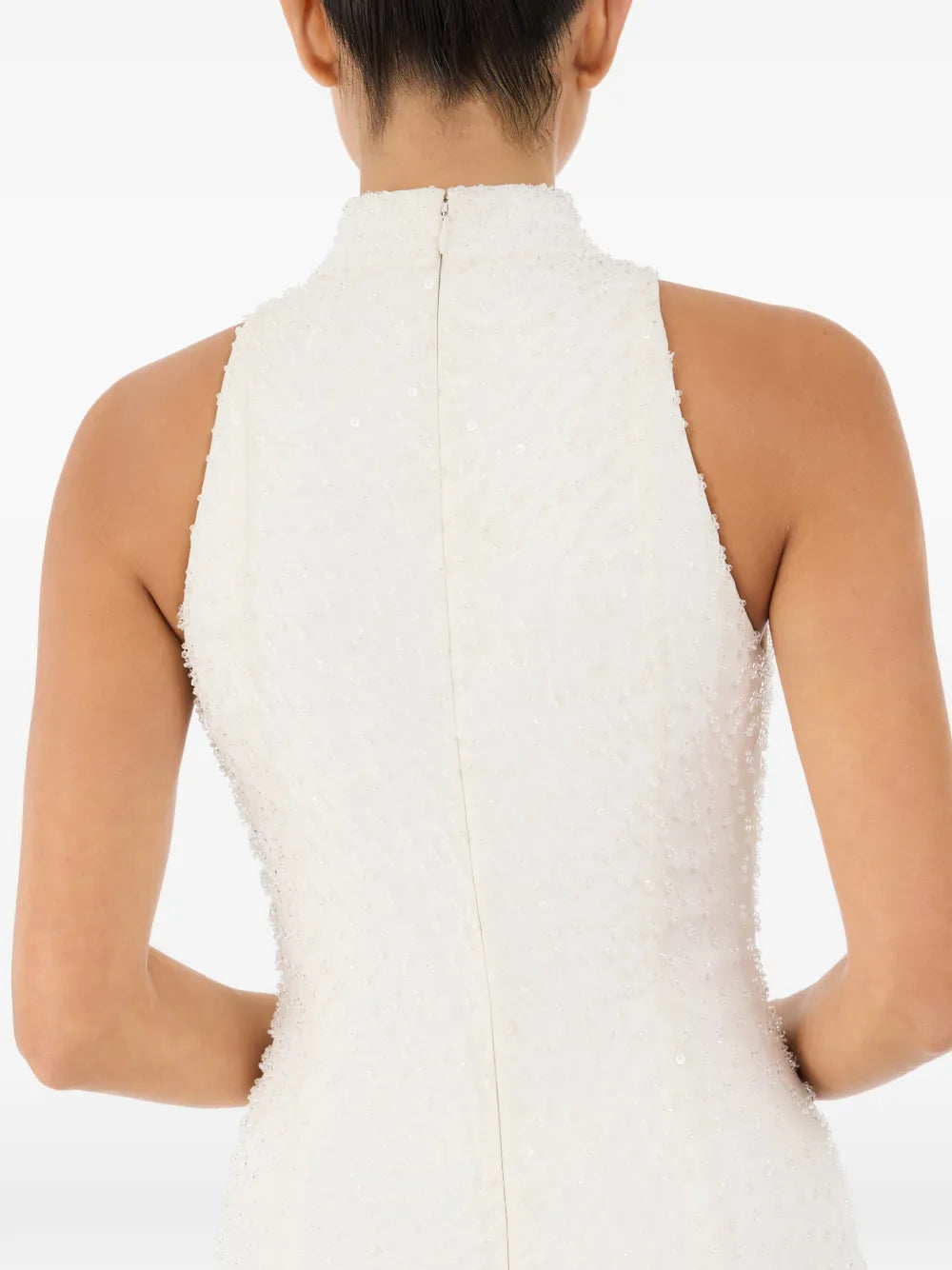 Jenny Packham Mischief Embellished High Neck Maxi Dress