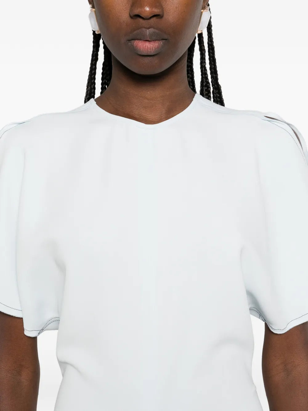 Victoria Beckham Gathered Waist Midi Dress