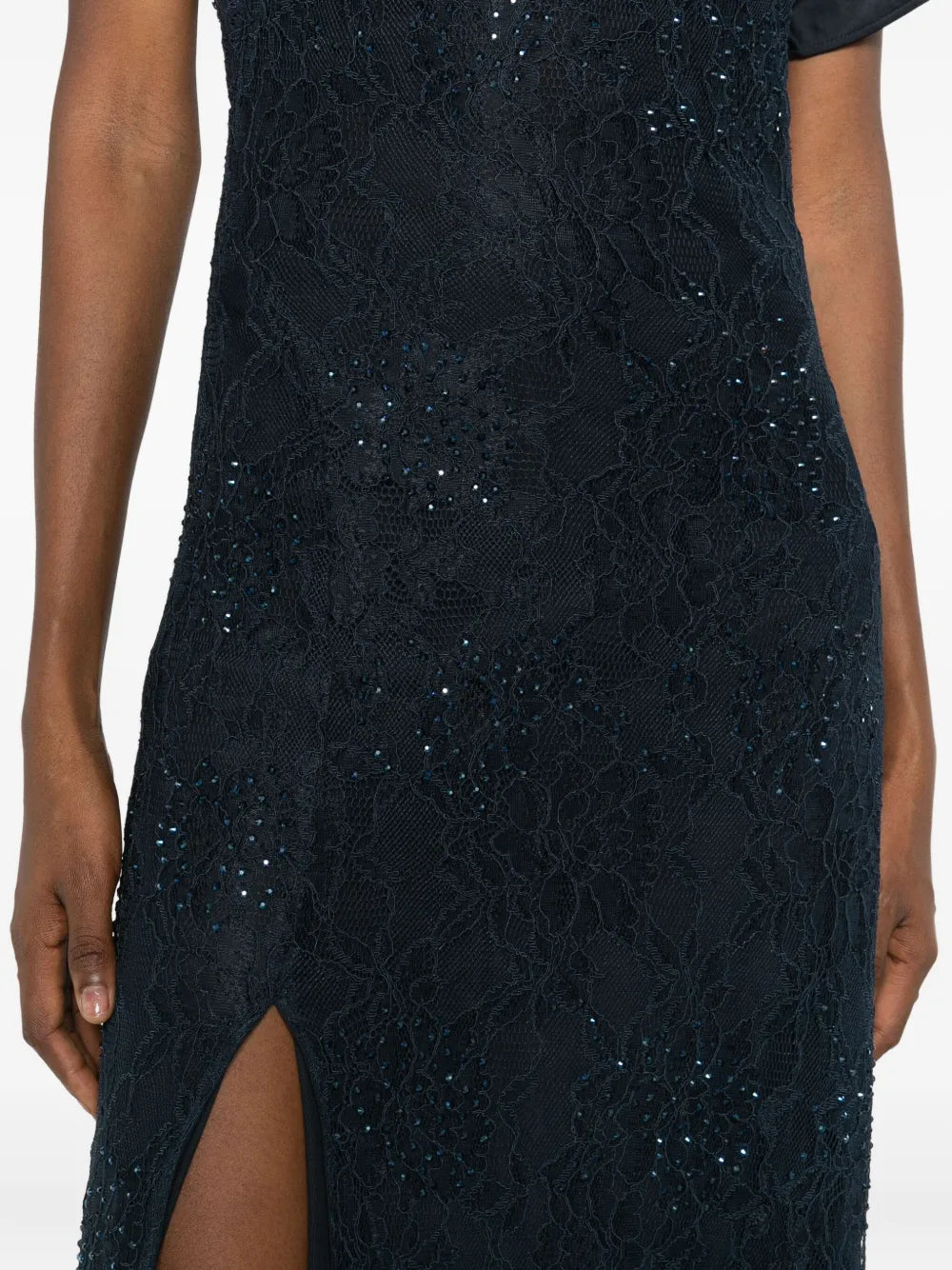 Pinko Floral Lace Sequin Dress