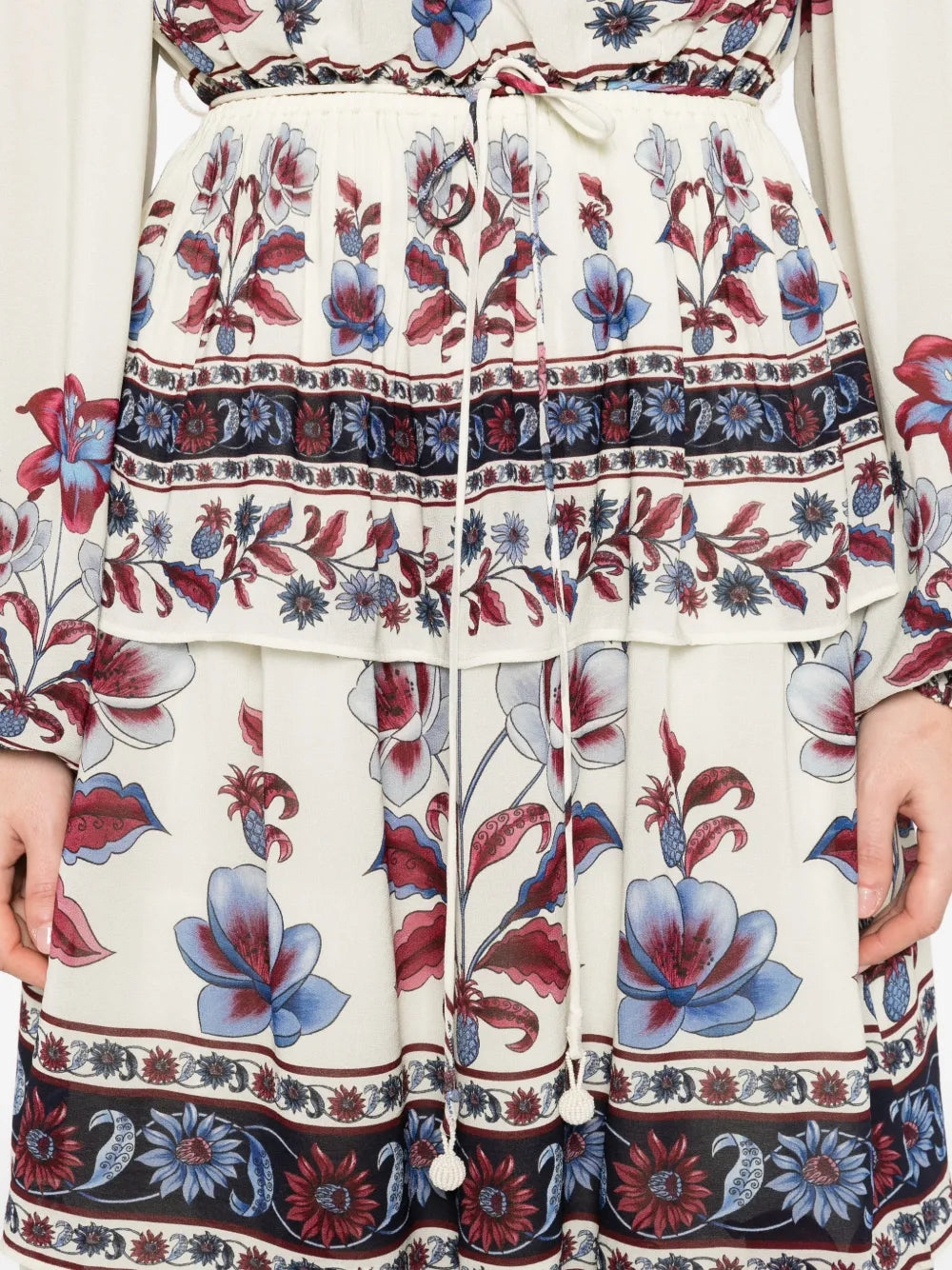 Farm Rio Malu Winter Floral Print Maxi Dress