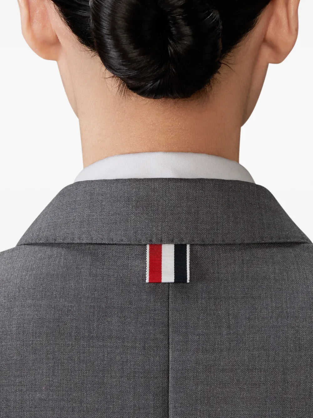 Thom Browne Twill Pleated Mini Dress