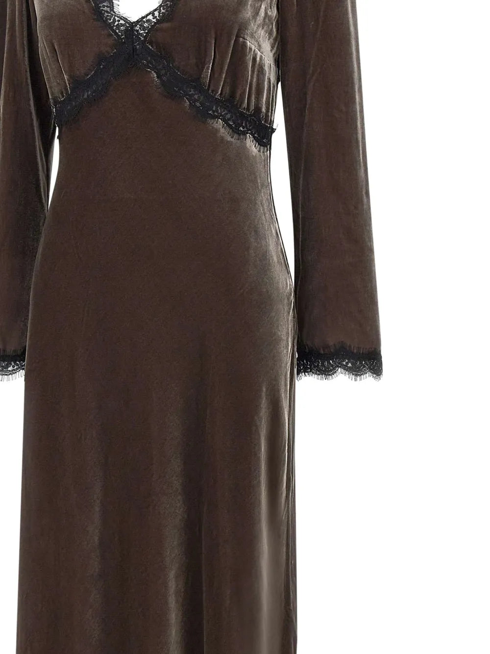 Rixo Alesha Lace Trim Dress