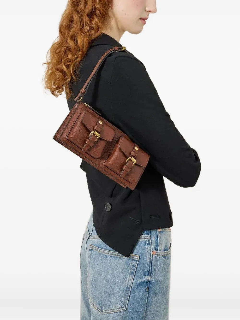 Mulberry Mini Roxanne Buckled Shoulder Bag