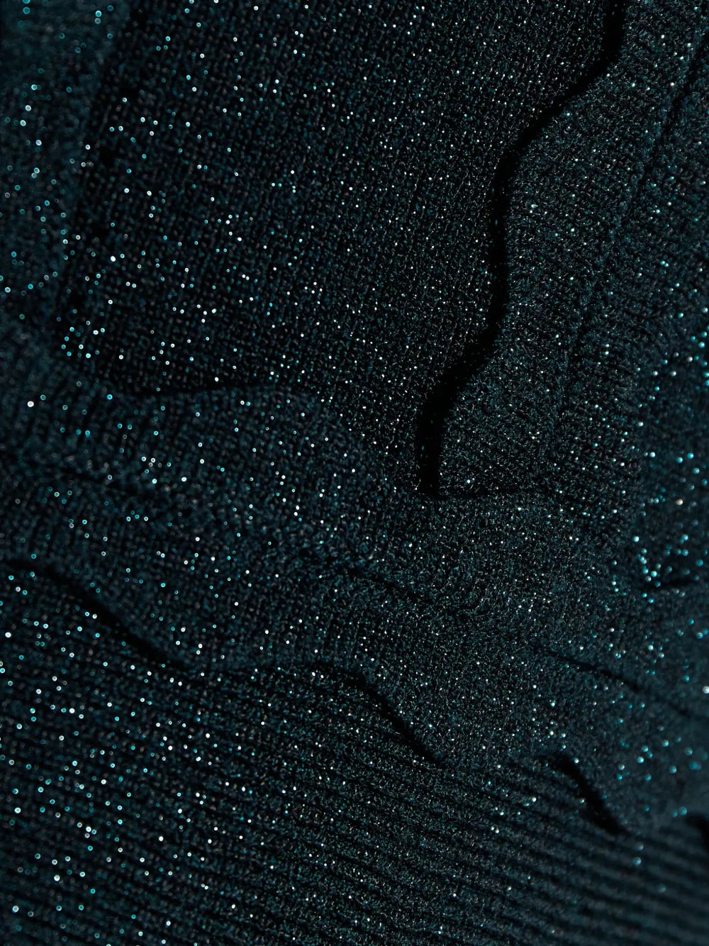Needle Thread V Neck Mini Dress