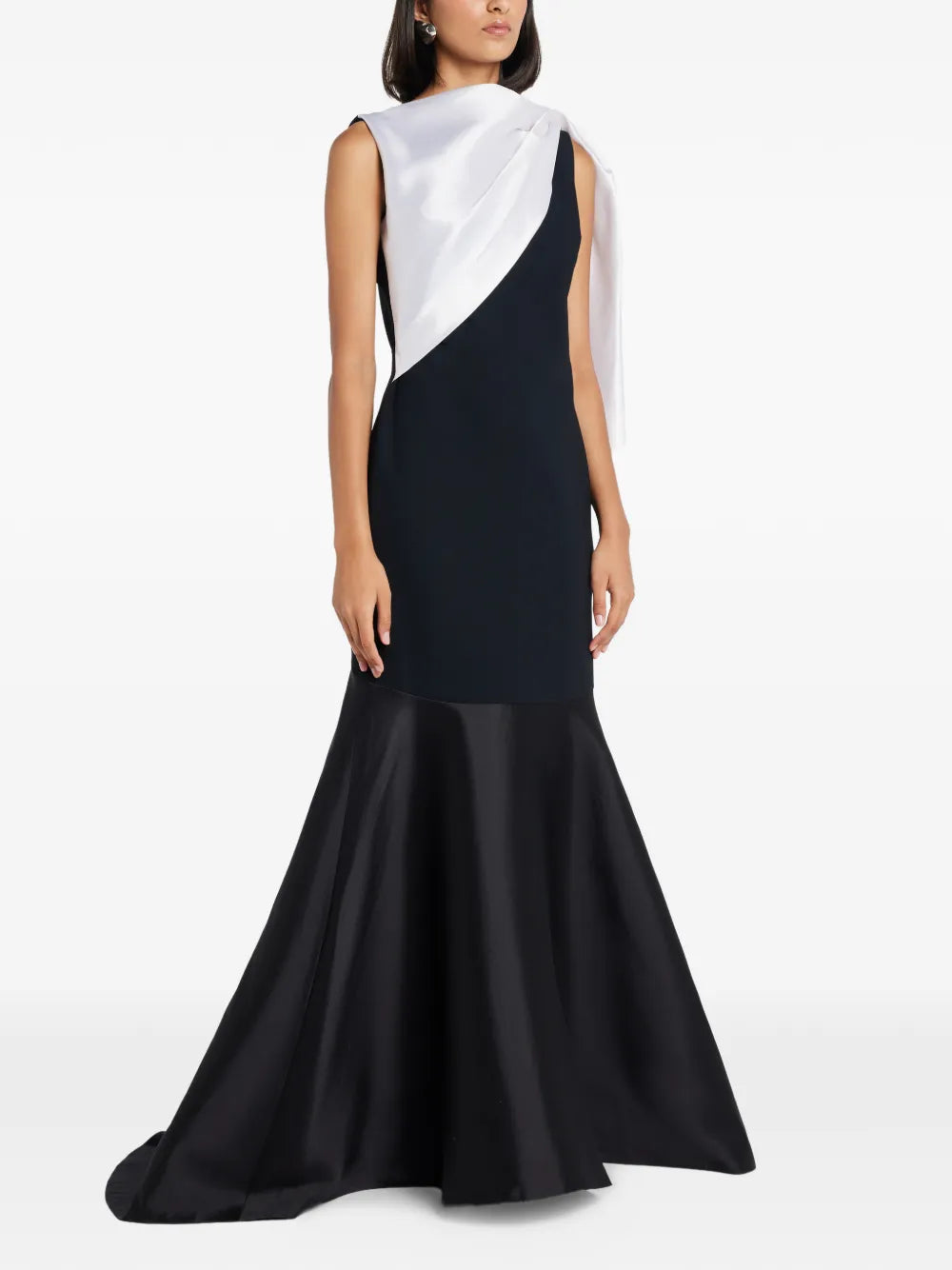 Greta Constantine Draped Gown Dress