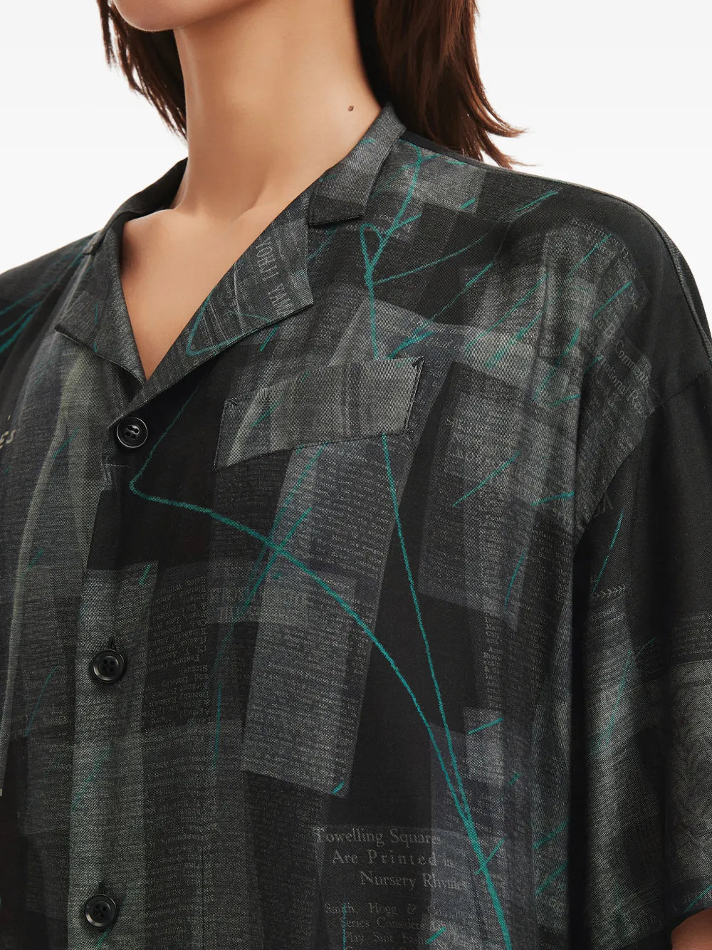 Ys Print Button Dress
