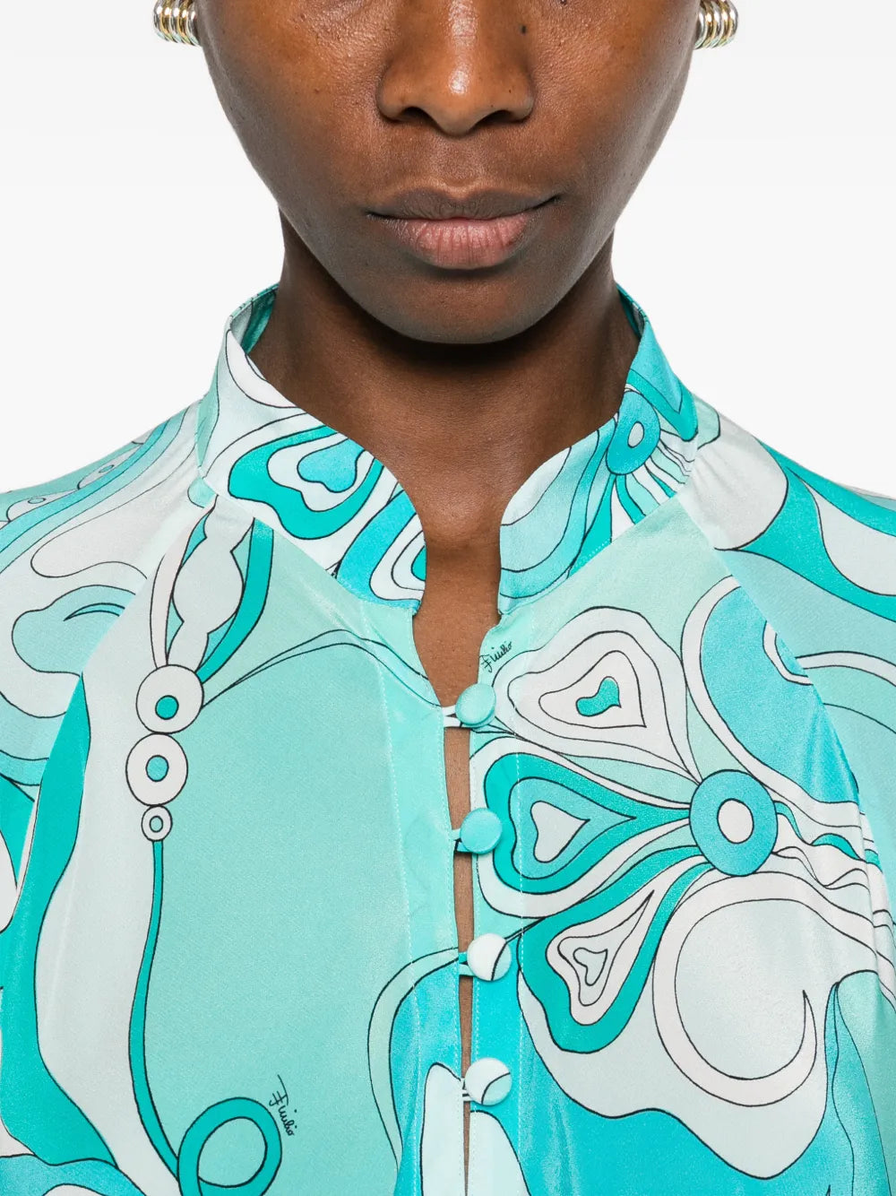 Pucci Floral Print Kaftan