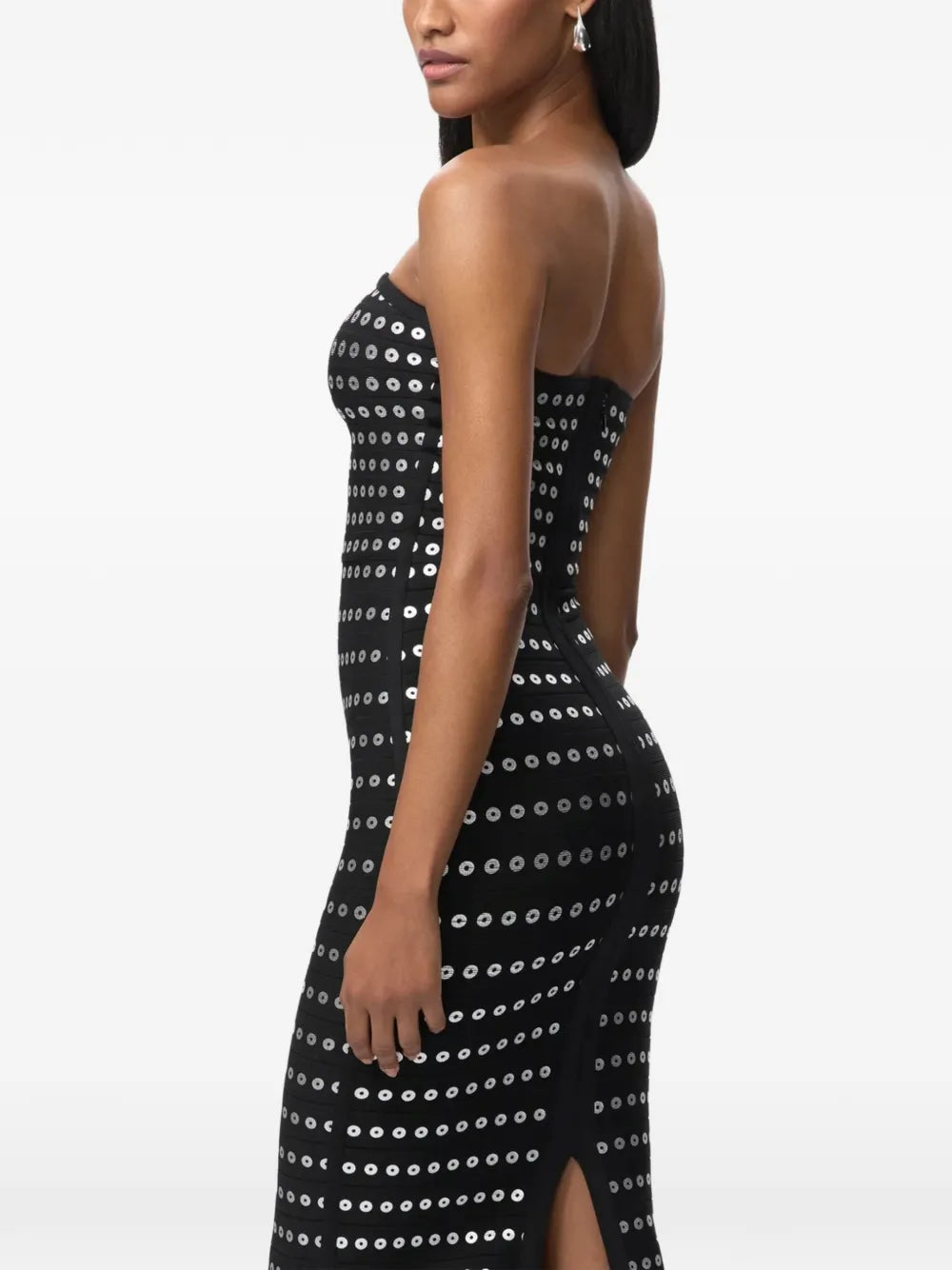 Herve Leger Sequin Strapless Dress