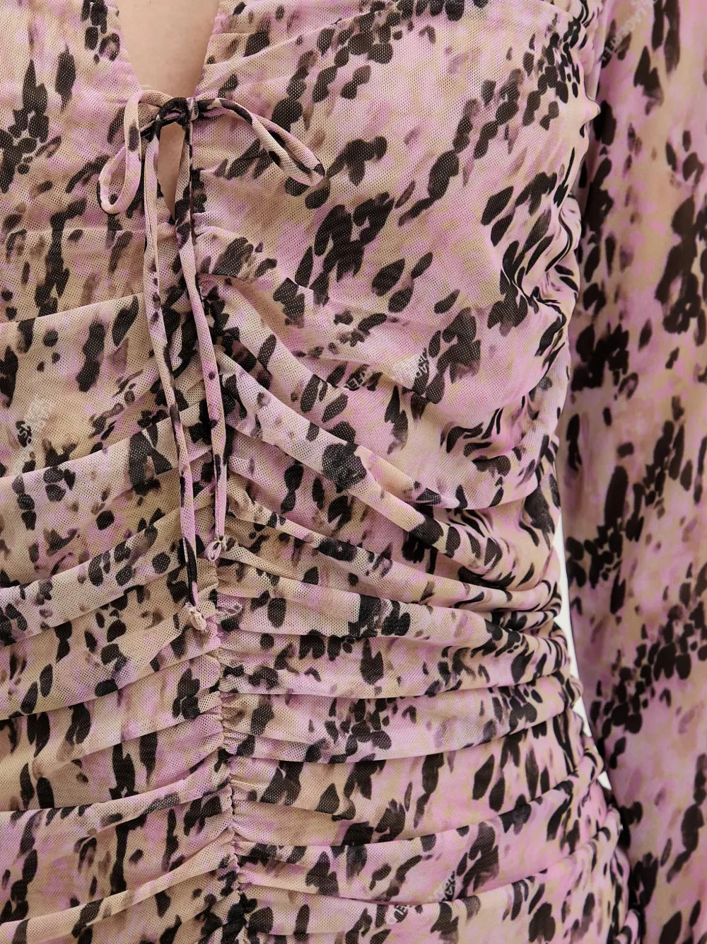 Karl Lagerfeld Jeans Gathered Mini Dress