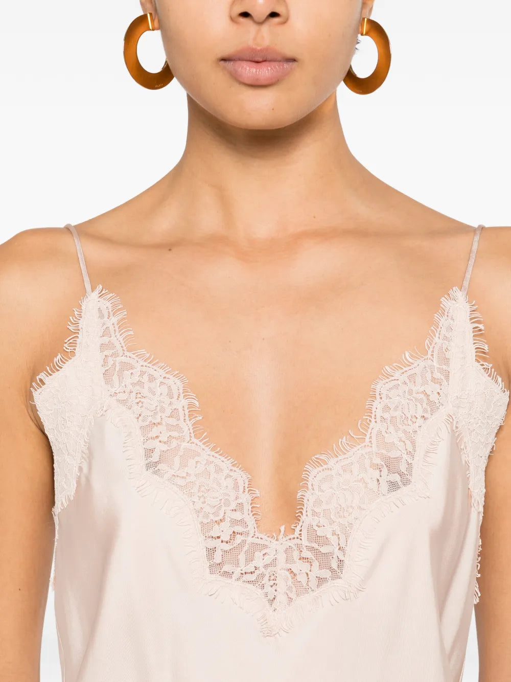 Rohe Lace Detail Midi Dress