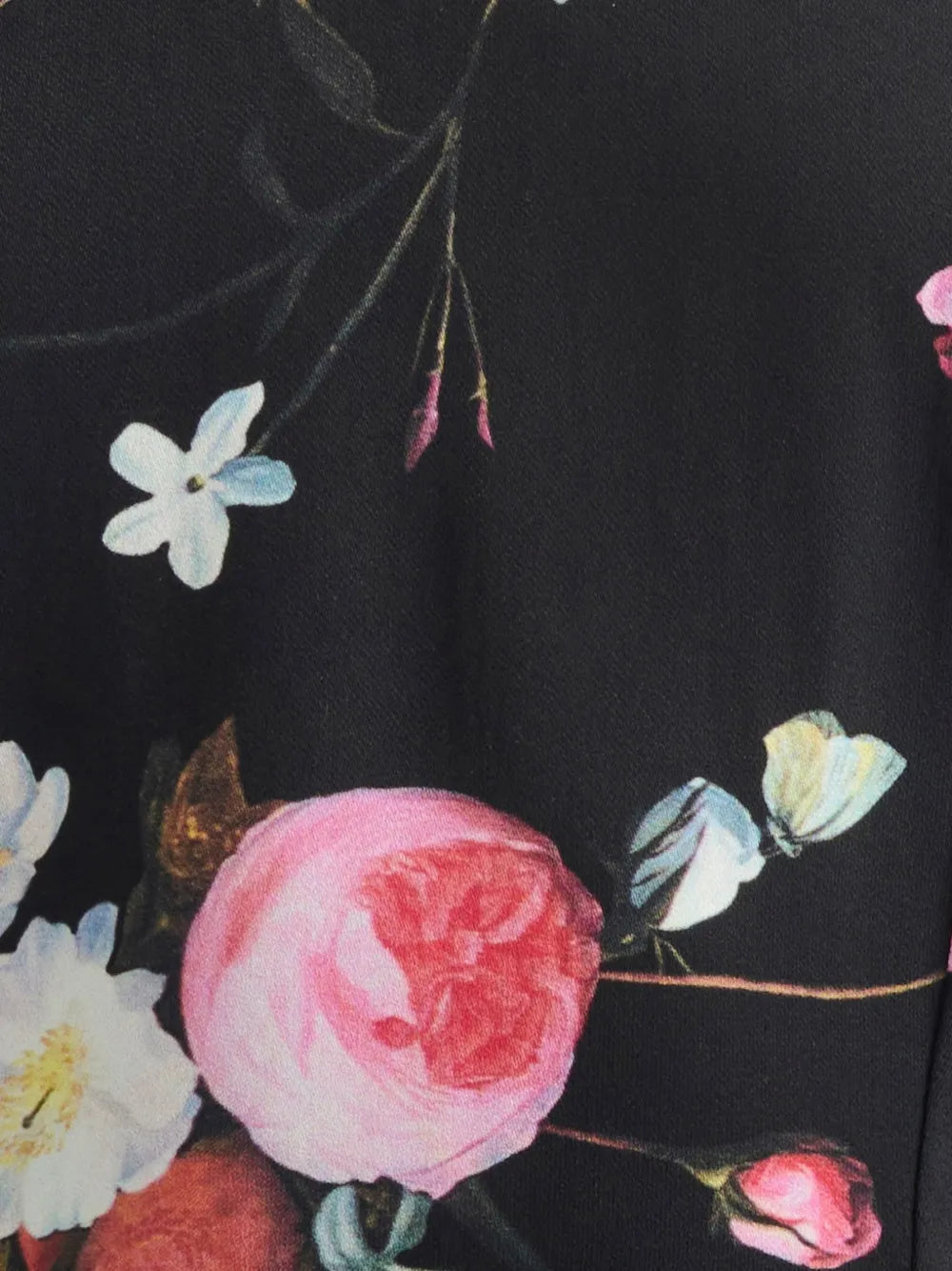 Erdem Long Sleeves Floral Print Midi Dress