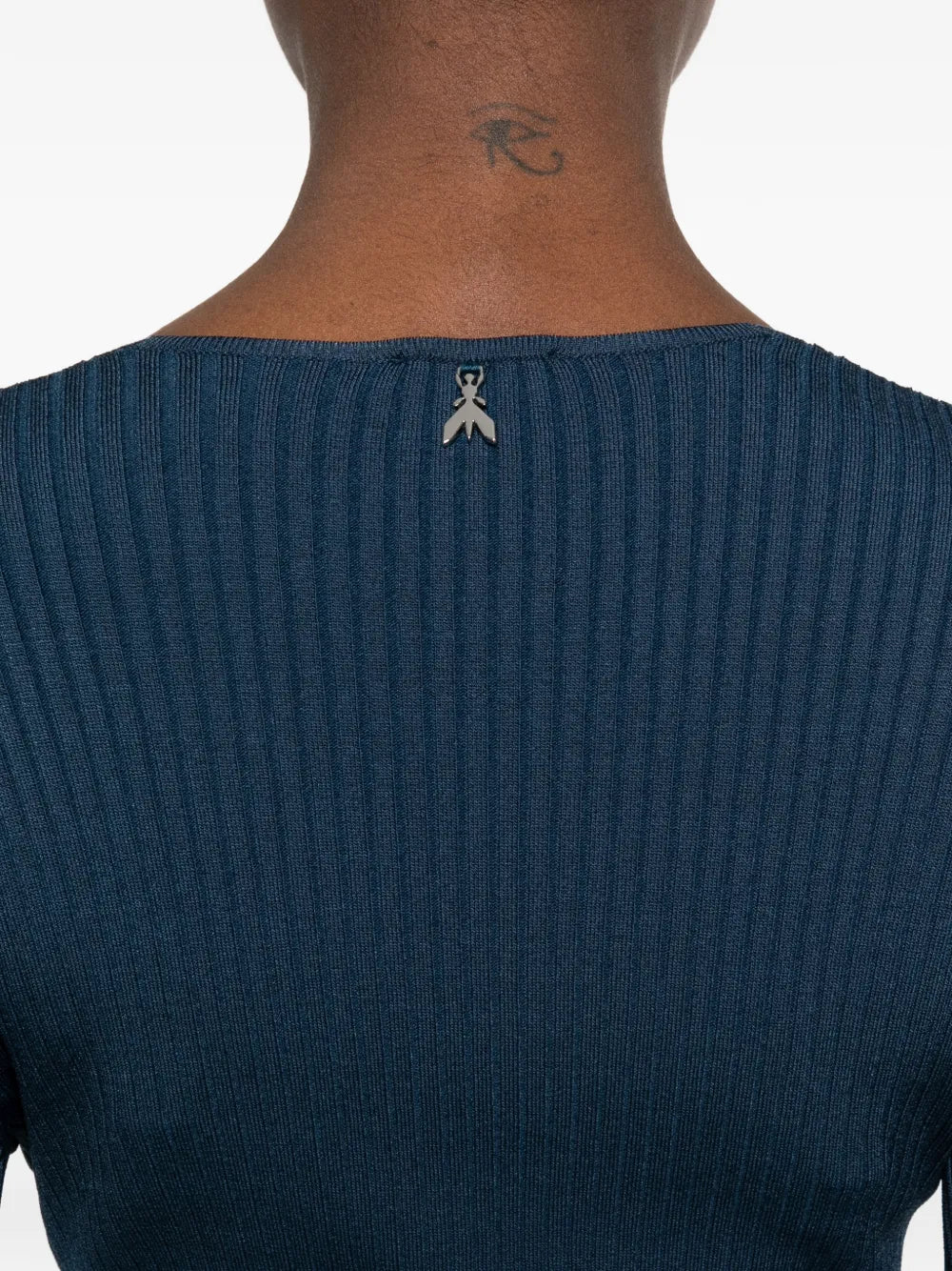 Patrizia Pepe Crossover Knit Midi Dress
