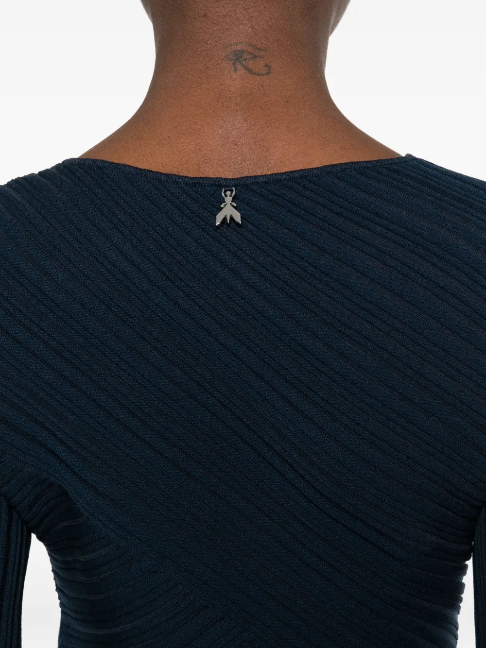 Patrizia Pepe Sculptural Knit Midi Dress