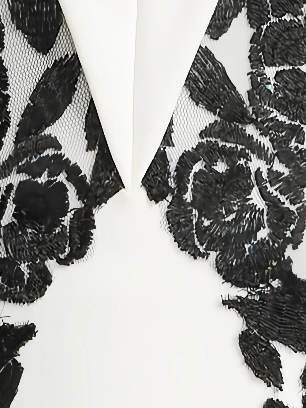 Tadashi Shoji Floral Lace Long Sleeve Maxi Dress
