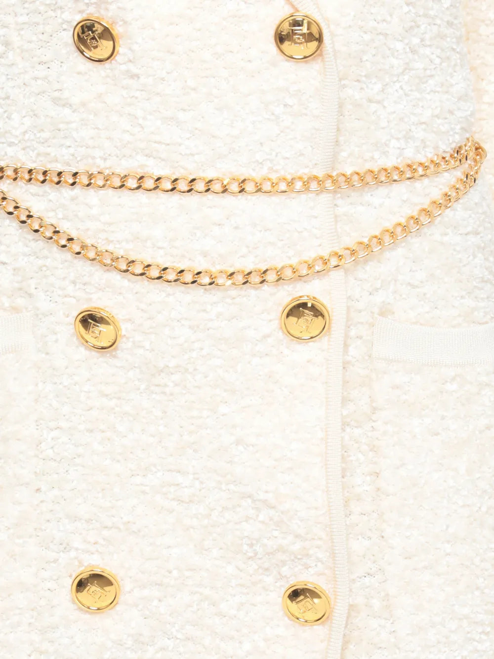 Elisabetta Franchi Double Breasted Mini Dress