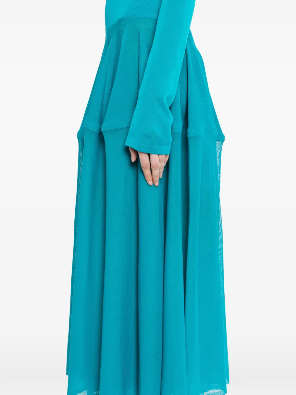 Alaia Peplum Maxi Dress