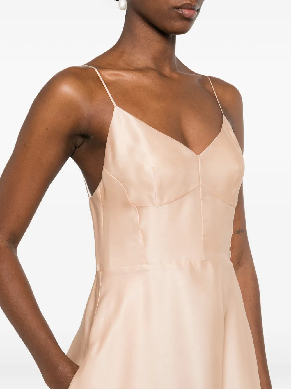 Alberta Ferretti A Line Midi Dress