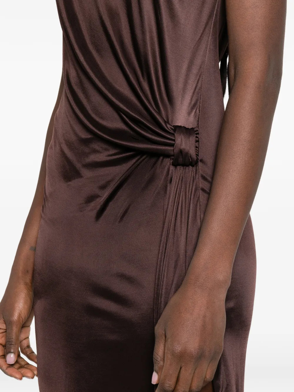 Elisabetta Franchi Open Back Maxi Dress