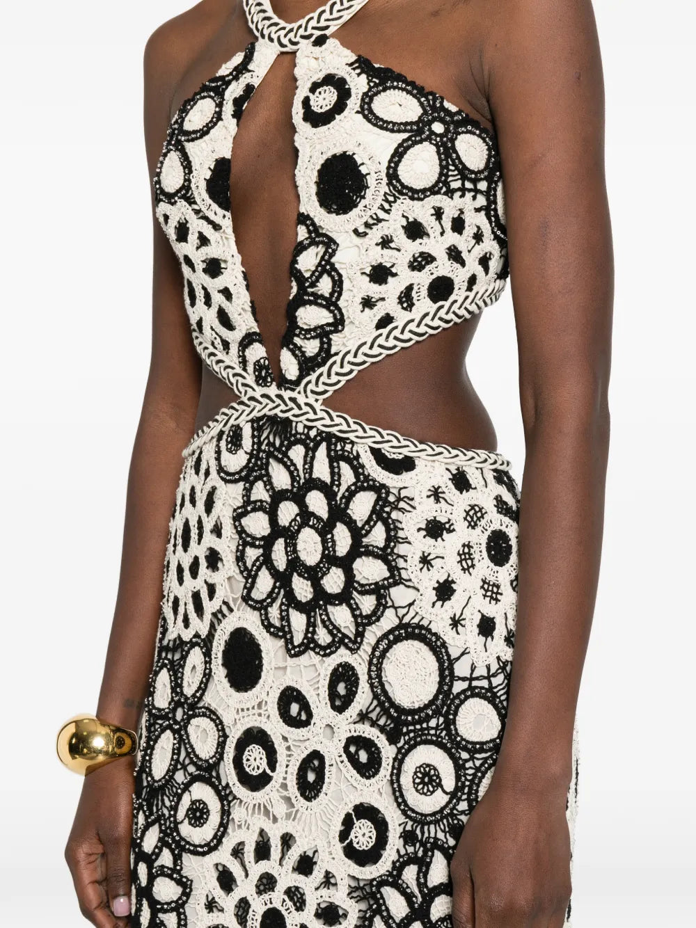 Patbo Cut Out Floral Maxi Dress