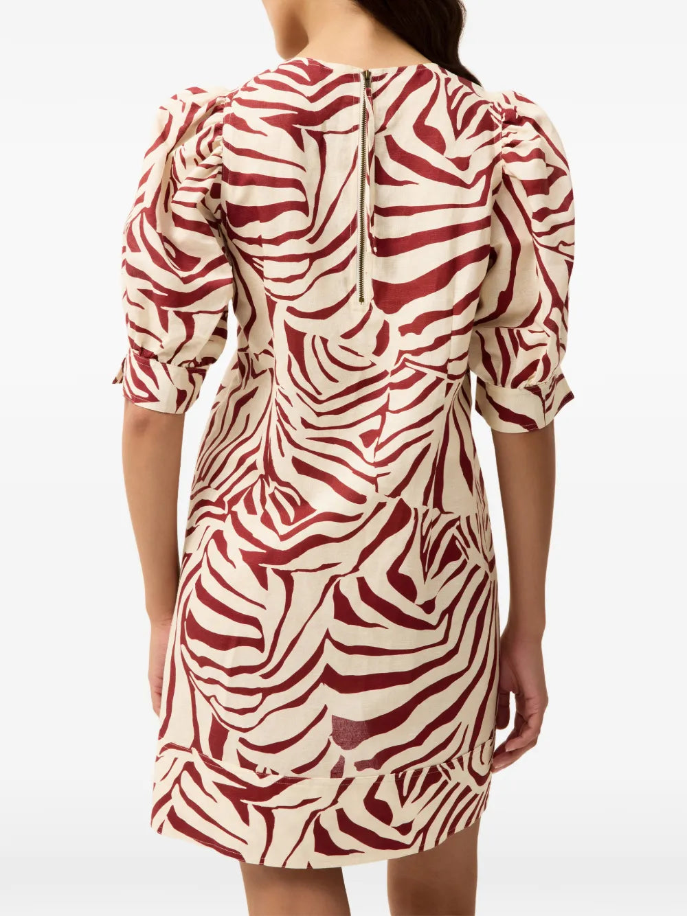 Marie Oliver Ola Puffed Sleeve Mini Dress
