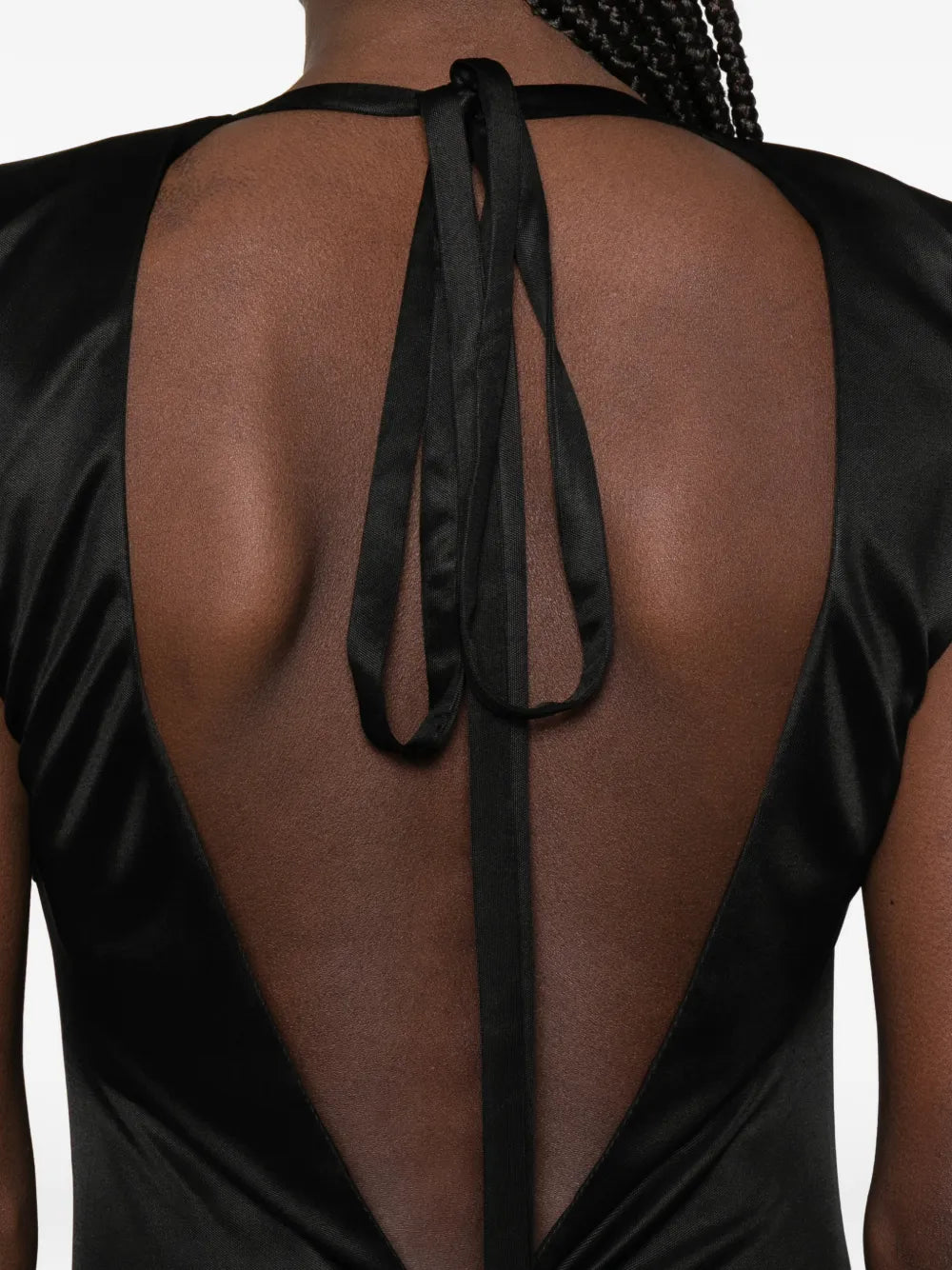 Elisabetta Franchi Draped Detail Maxi Dress