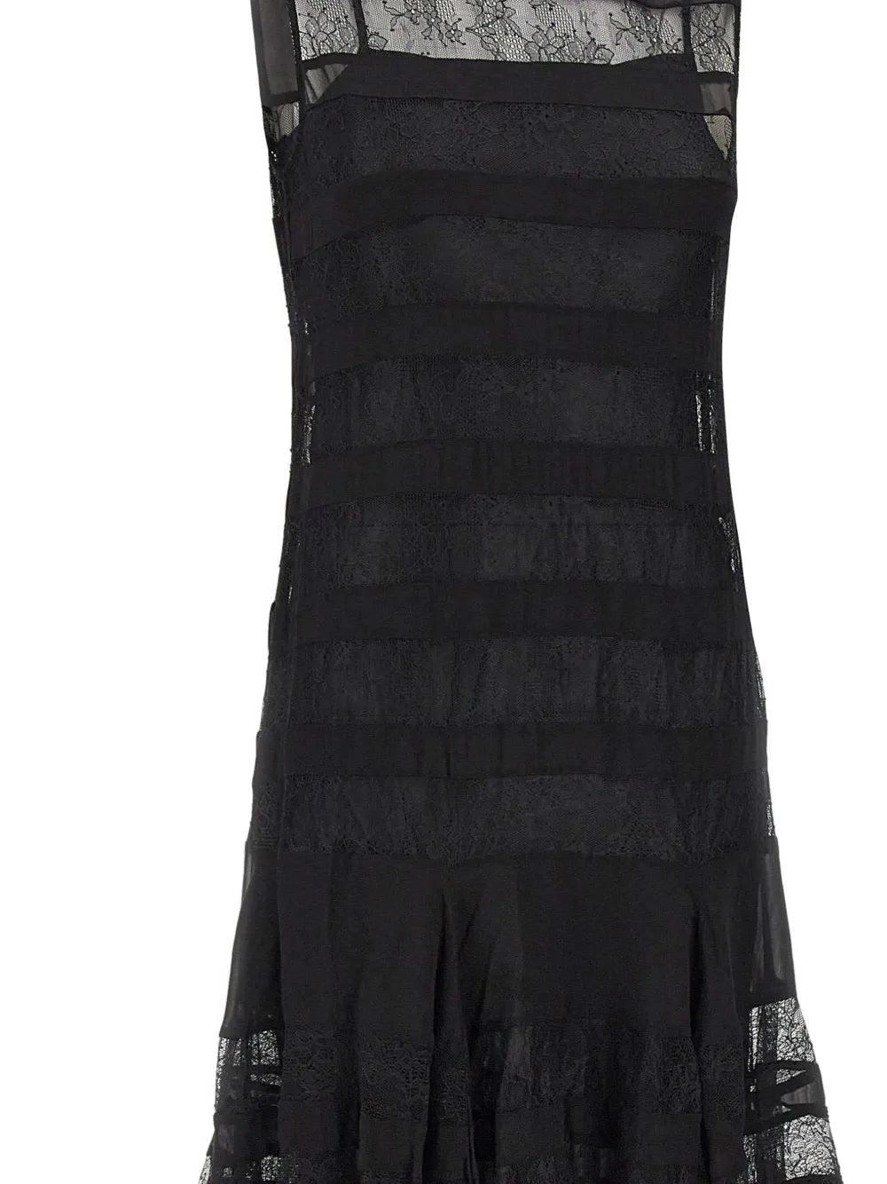 Marella Lace Ruffle Dress