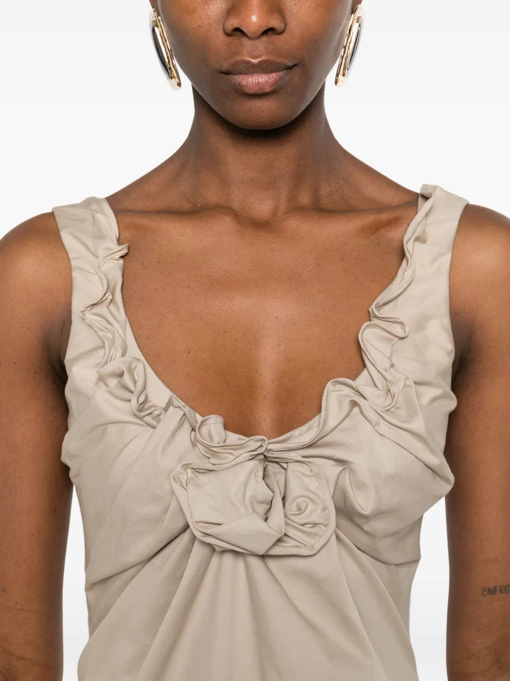 Magda Butrym Flower Detail Midi Dress